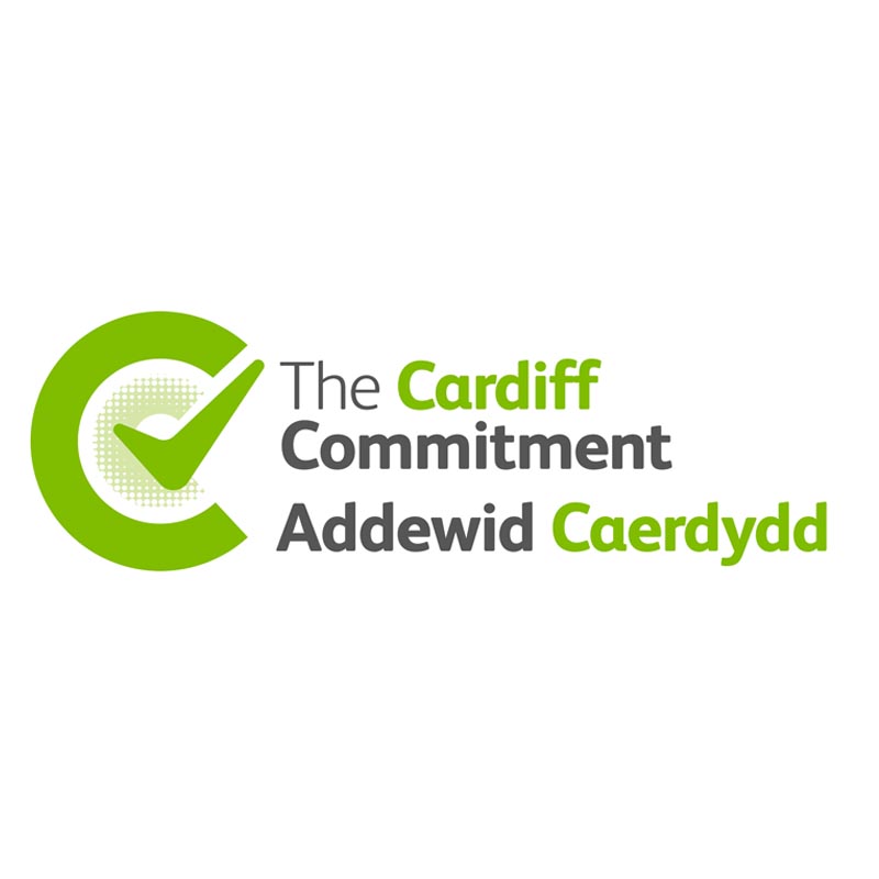 Cardiff Commitment logo with green tick